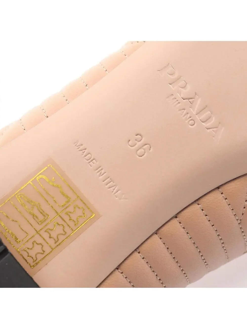 Prada Quilting Pumps Flat Shoes #36 #339899P35B